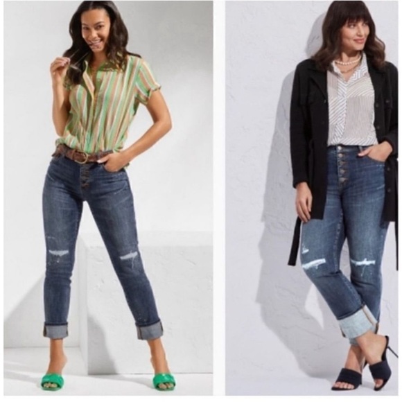 Cabi 6068 Button Fly Straight Jeans Size 2 - Picture 7 of 7